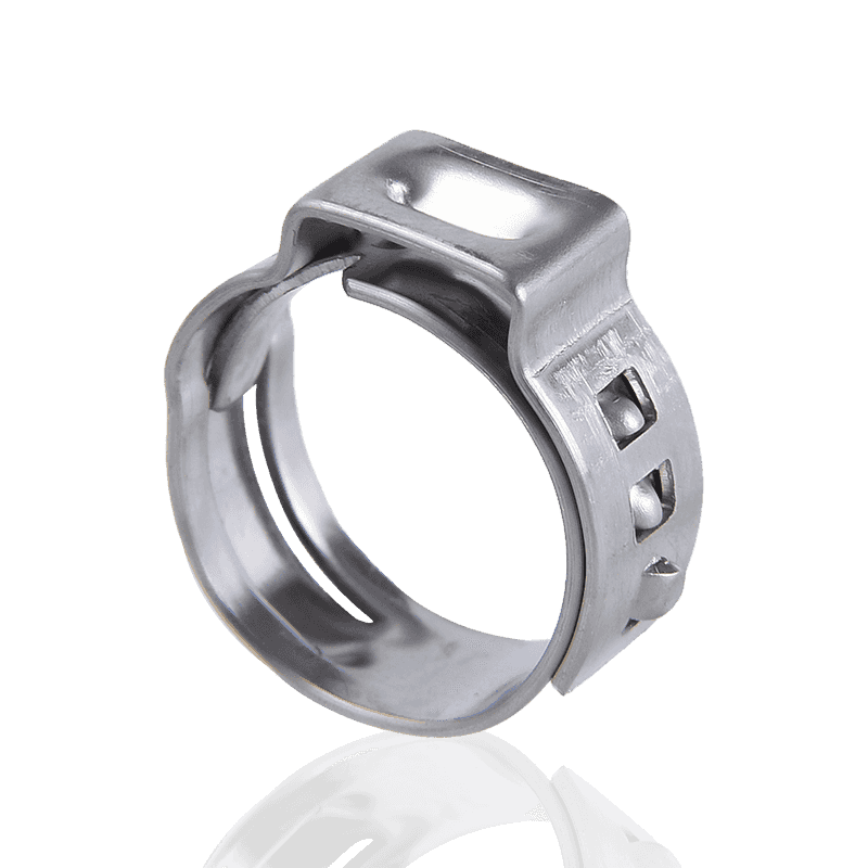 Бесступенчатый зажим с одним ухом